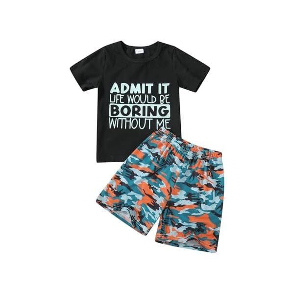 Kid Toddler Baby Boys Clothes Tie-dye Palm Leaf Top 2Pcs Summer Shorts Set